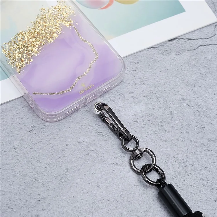 Scarves Phone Strap Crossbody Phone Lanyard Strap Neck Strap with Patch for Smartphones Mobile - Style U
