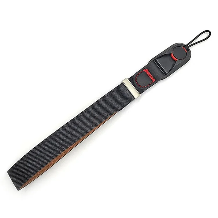 Quick Release Camera Wrist Strap for Canon EOS R10 / Nikon Z 9, Total Length: 32cm - Black
