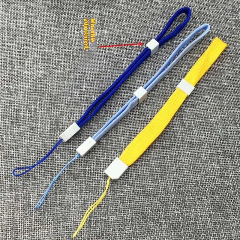 Bulk Purchasing Wrist Strap Polyester Adjustable Lanyard for Phone Keys Whistle Walkie-Talkie, Total Length: 14.5cm+6cm - Dark Blue