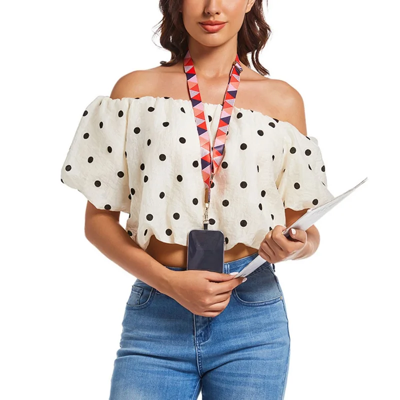 Adjustable Crossbody Phone Lanyard Neck Strap Wrist Strap Key Chain Holder with 2 Tether Tabs - Mint Green