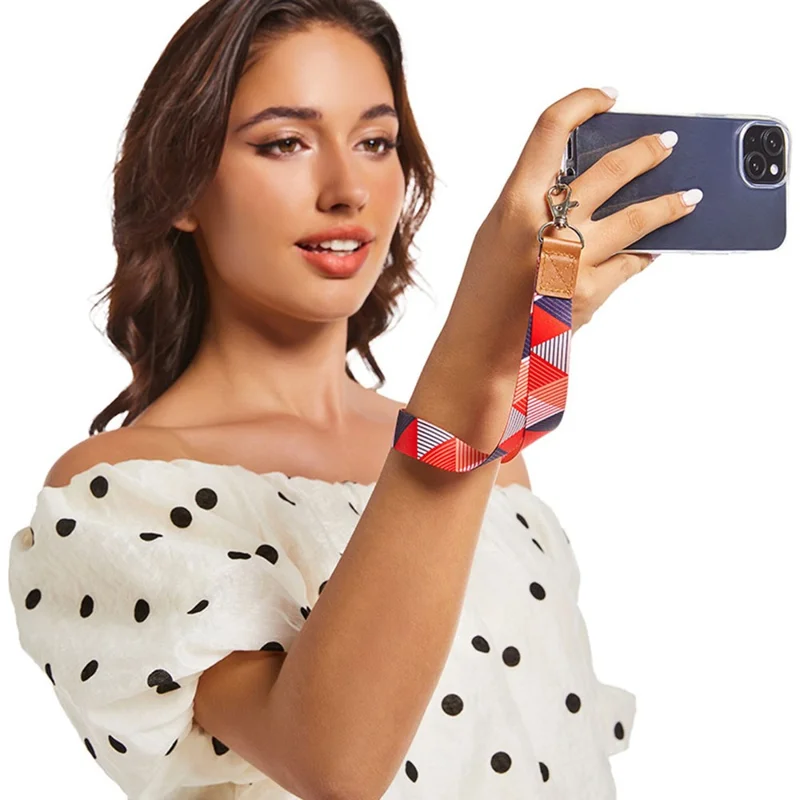 Adjustable Crossbody Phone Lanyard Neck Strap Wrist Strap Key Chain Holder with 2 Tether Tabs - Mint Green