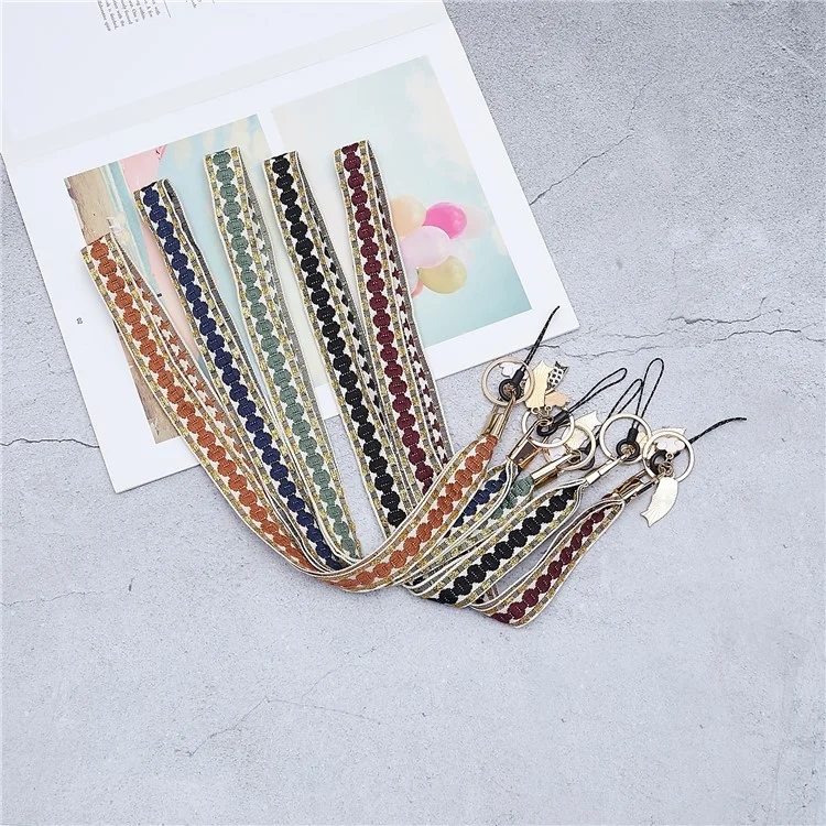 80 cm Telefon Lanyard Hanging Neck Fisch Anhänger Anti-verloren - Grün
