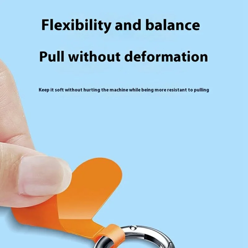 6mm Bullet-Shaped Crossbody Phone Lanyard with Tether Tab, Detachable Ring Cell Phone Shoulder Strap - Light Camel