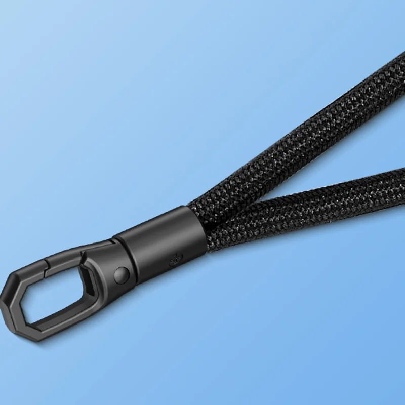 6mm Anti-Lost Phone Lanyard with Tether Tab, Rotating Buckle Cell Phone Neck Strap - Light Camel