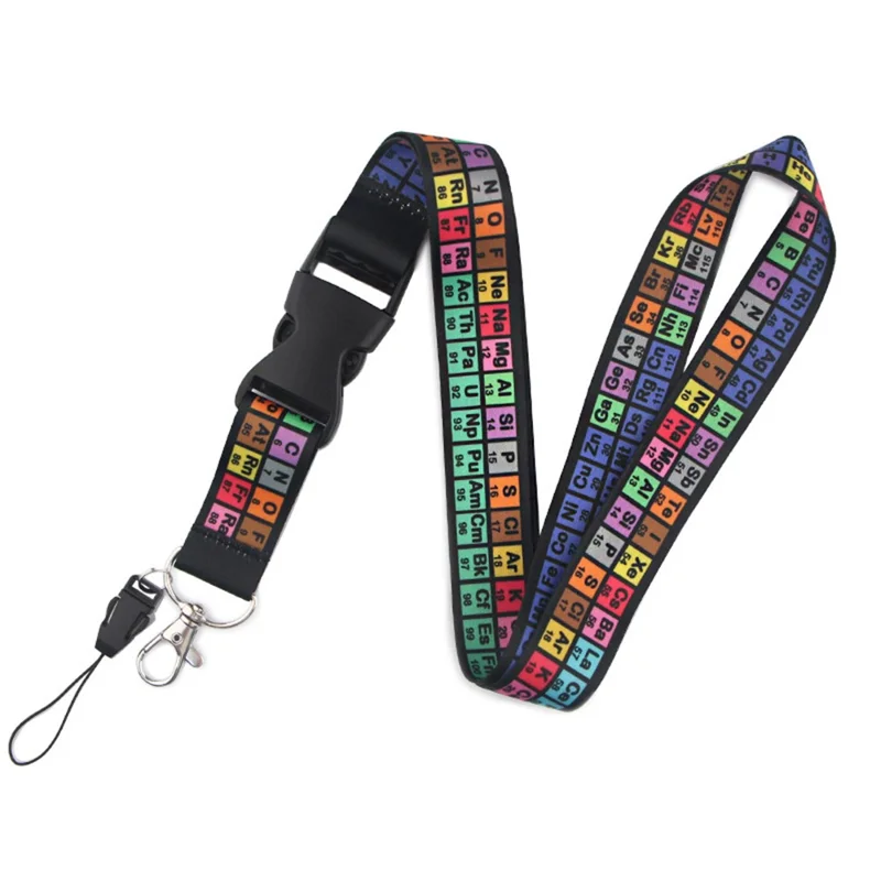 Universal Phone Lanyard Pattern Printing Neck Strap Keys ID Badge Card Holder Hanging Rope - AL3159
