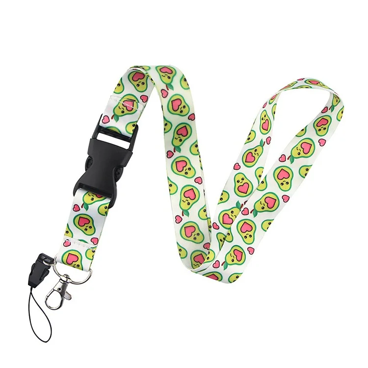 Universal Phone Lanyard Pattern Printing Neck Strap Keys ID Badge Card Holder Hanging Rope - AL3890