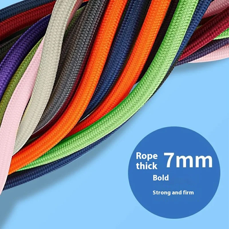 7mm Phone Lanyard Rotating Watch Dial Shape Phone Wrist Straps with Tether Tab - Blackish Green