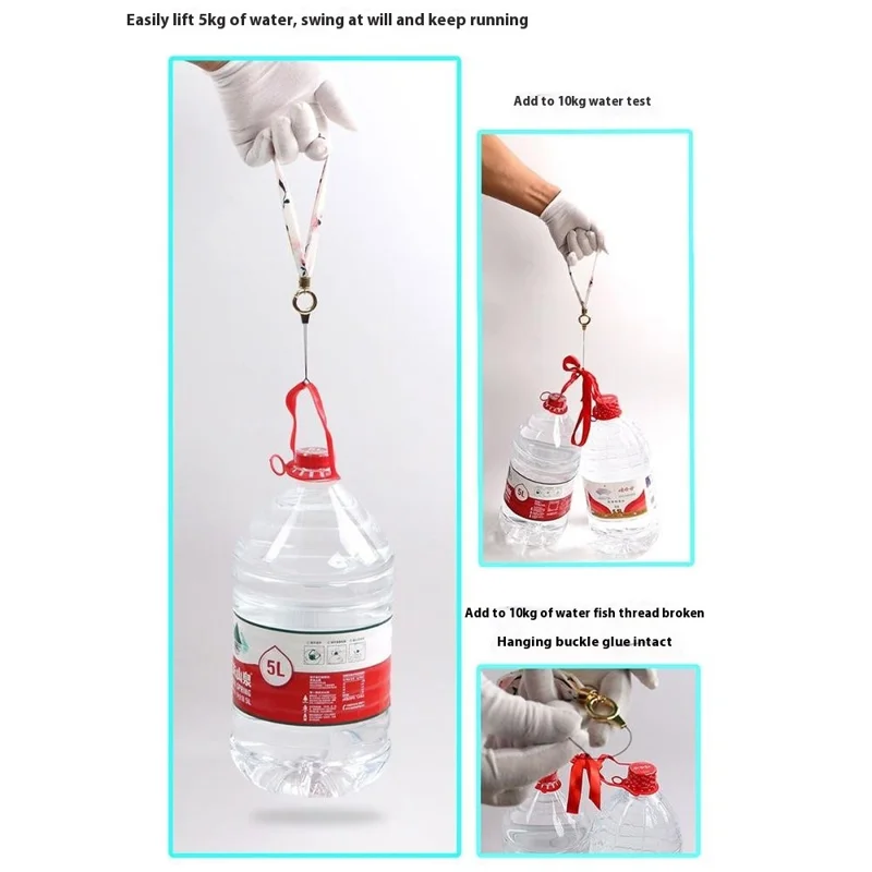 Detachable Cell Phone Lanyard Set Fabric Neck Strap Phone Wrist Strap - Chrysanthemum / Sapphire Blue