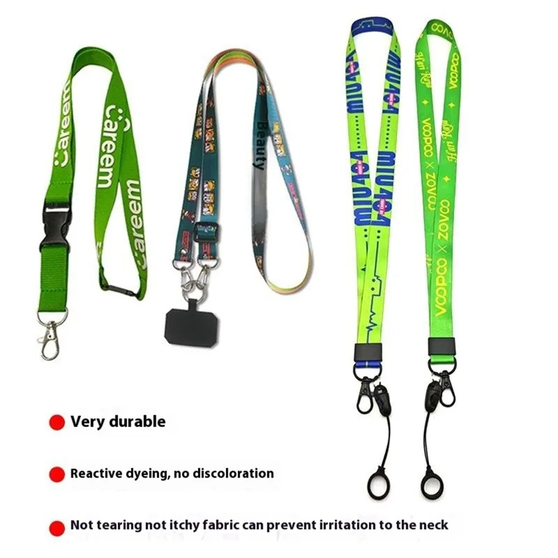 Bulk Purchasing Lightweight Cell Phones Strap Customizable Polyester Lanyard for ID Badges - 900 x 20mm