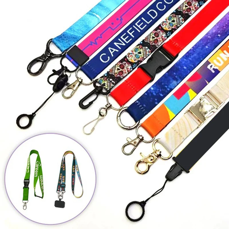Bulk Purchasing Lightweight Cell Phones Strap Customizable Polyester Lanyard for ID Badges - 900 x 20mm