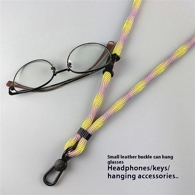 Bulk Purchasing Stylish Anti-Loss Phone Strap Adjustable Lanyard with Tether Tab for Phone Case - Blue / Black