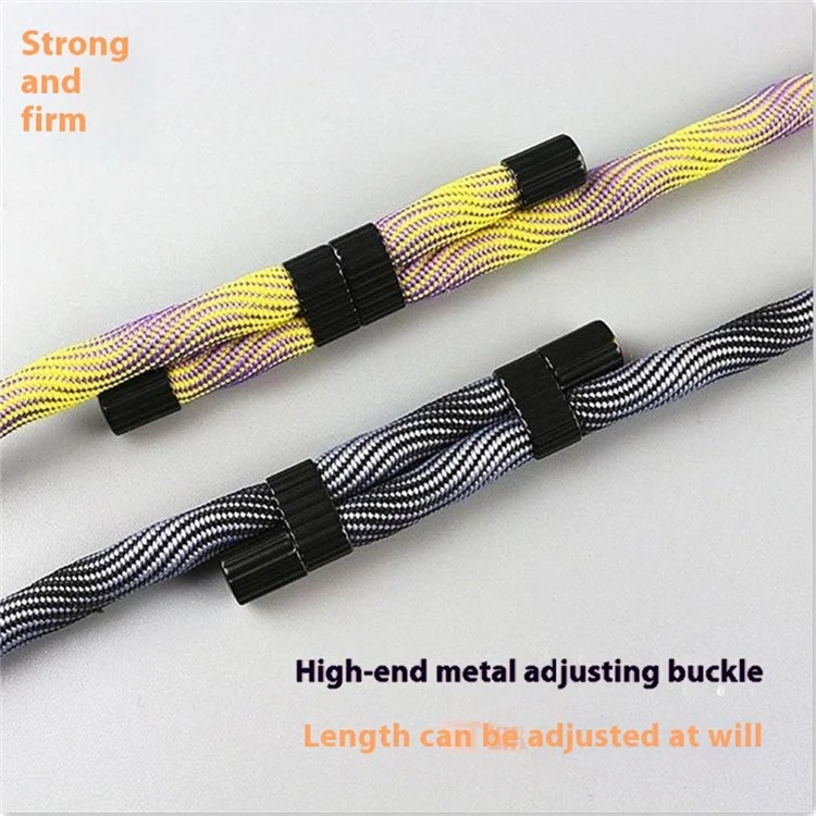 Bulk Purchasing Stylish Anti-Loss Phone Strap Adjustable Lanyard with Tether Tab for Phone Case - Blue / Black