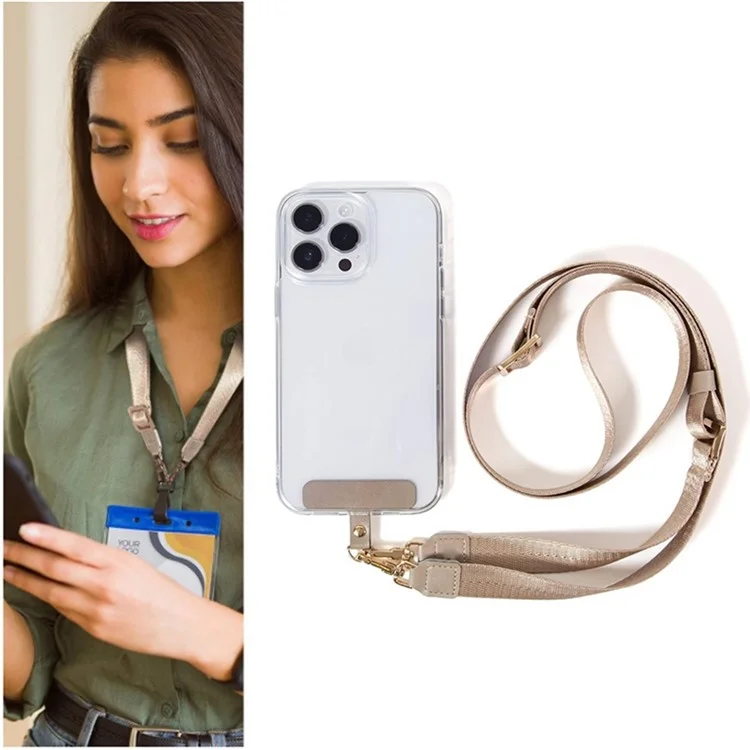 Bulk Purchasing HY-0002A Stylish Crossbody Nylon Woven Phone Strap with Tether Tab, Adjustable Phone Case Lanyard