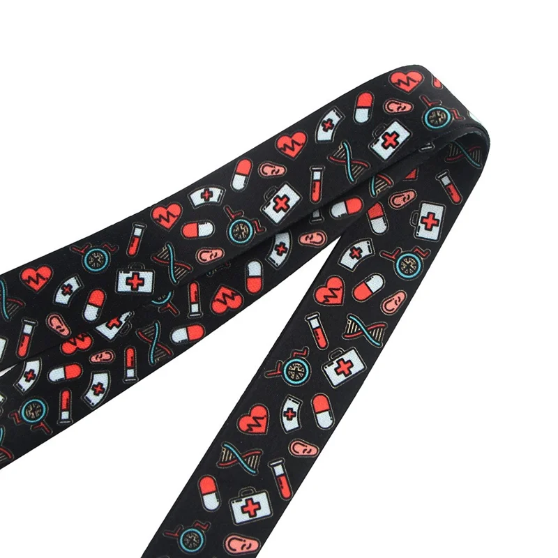 Cartoon Medical Pattern Phone Neck Strap ID Badge Camera Cell Phone Universal Lanyard - AL298