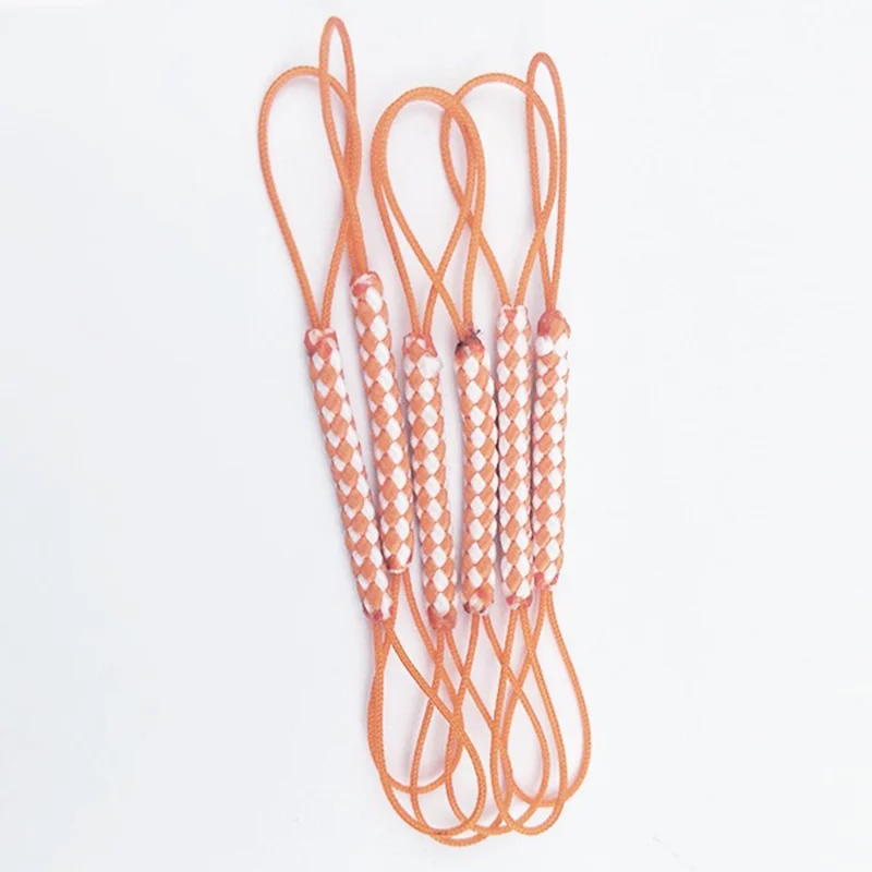 Bulk Purchasing Phone Wrist Strap Braided Nylon Dual-Loop Structure Lanyard Hands-Free Anti-Drop