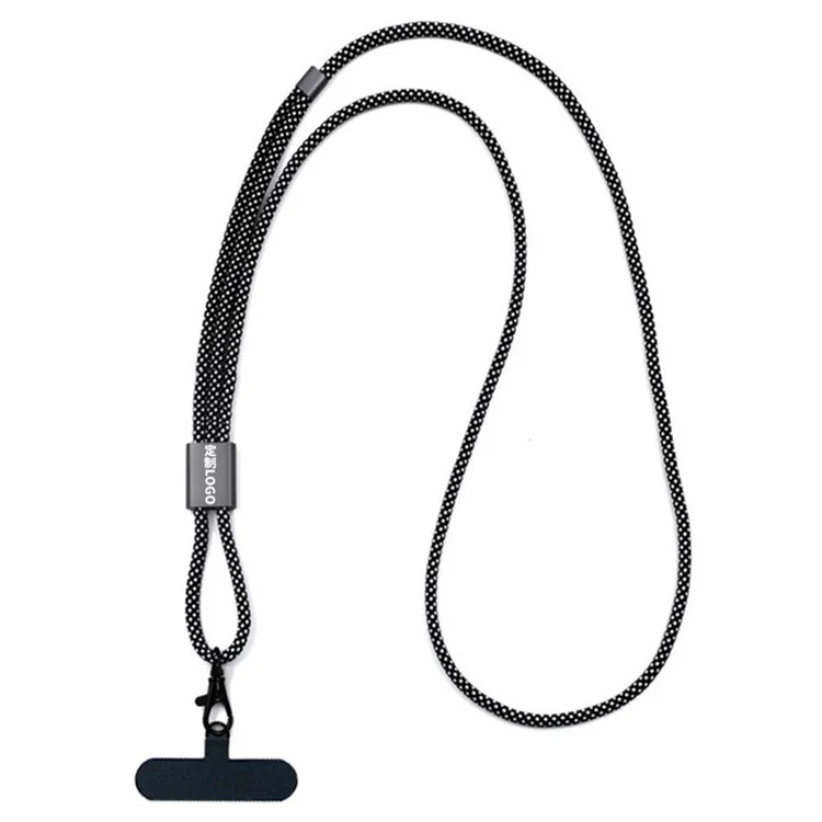 Bulk Purchasing MY--122 Phone Lanyard Crossbody Phone Strap Key Holder with Tether Tab - Black / White