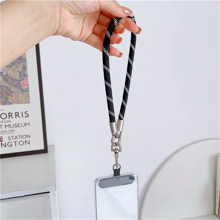 Kupferverschluss Telefonband 26cm Telefonarmband Diebstahlschutzriemen mit Befestigungslasche - Stil 1