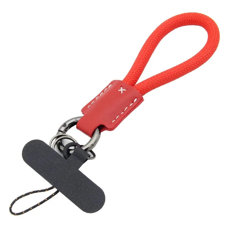 14cm Cordino per cellulare anti-smarrimento, stile elegante per dispositivi mobili - Rosso