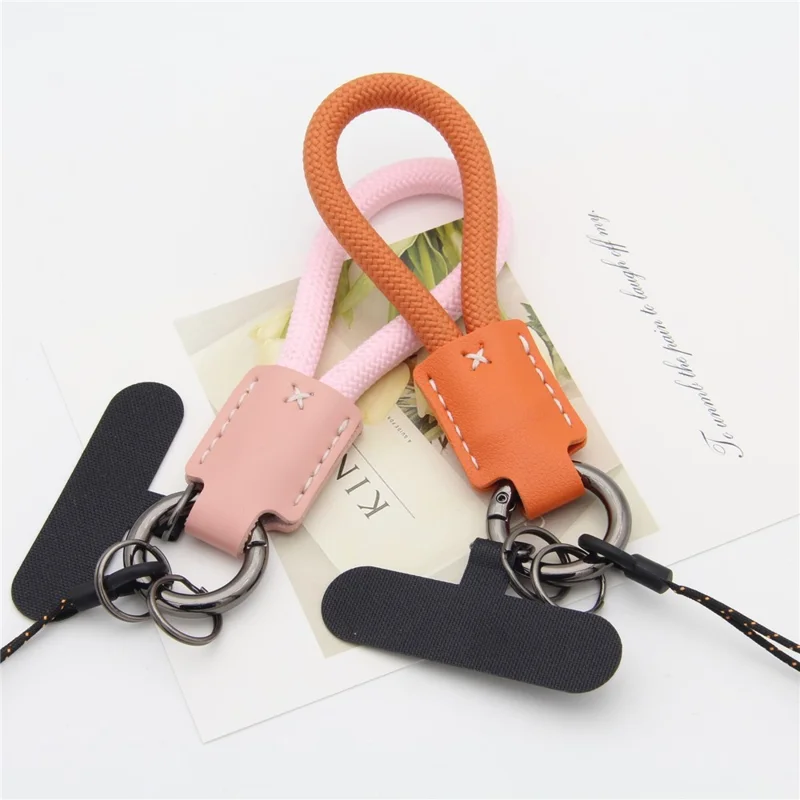 14cm Cell Phone Lanyard Anti Lost Stylish Strap for Mobile Devices - Fluorescent Green