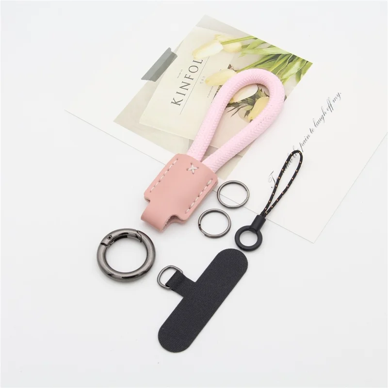 14cm Cell Phone Lanyard Anti Lost Stylish Strap for Mobile Devices - Fluorescent Green