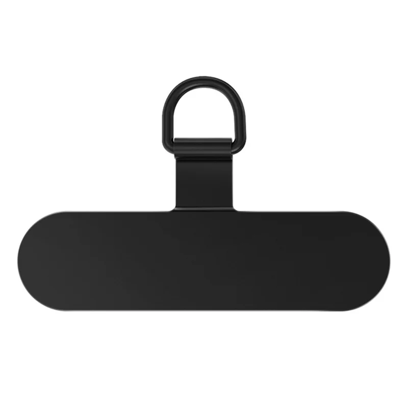 Stainless Steel Metal Phone Tether Tabs for Phone Cases, Lanyard Patch Ultra Thin Design - Black