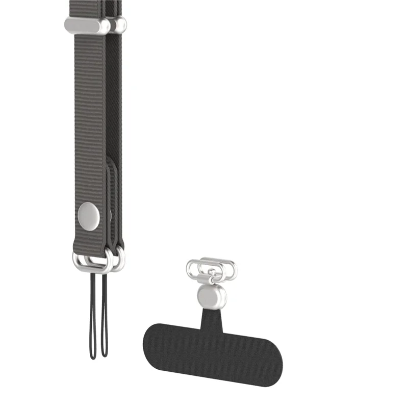 Quick Release Phone Lanyard Compatible with iPhone 17 Case Detachable Magnetic Buckle Neck Strap - Black