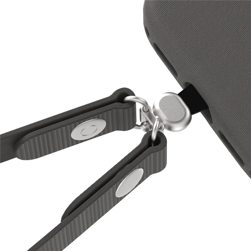 Quick Release Phone Lanyard Compatible with iPhone 17 Case Detachable Magnetic Buckle Neck Strap - Black