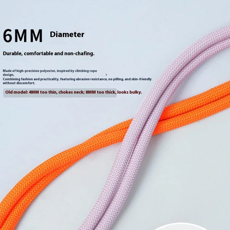 LEEU DESIGN 160cm 3 in 1 Phone Lanyard Crossbody Adjustable Phone Strap Detachable Wrist Strap with Gold Tether Tab - Desert Gold