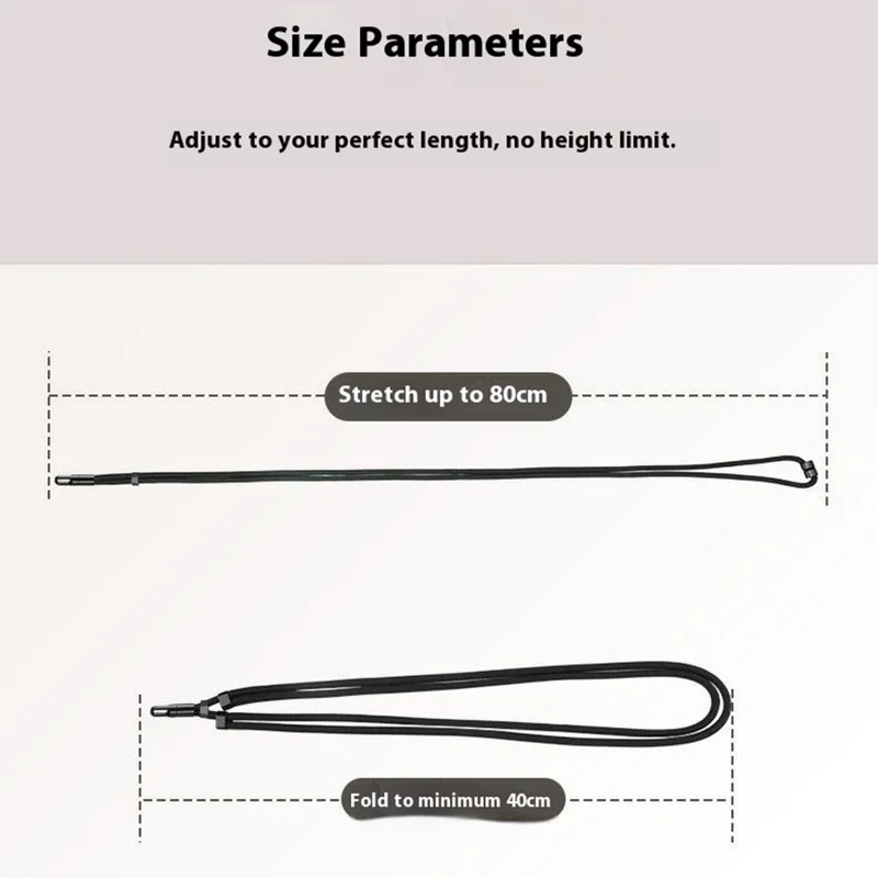 Anti Lost Crossbody Phone Lanyard 7mm Polyester Cord Adjustable Neck Strap with Stainless Steel Tether Tab - Lilac Purple