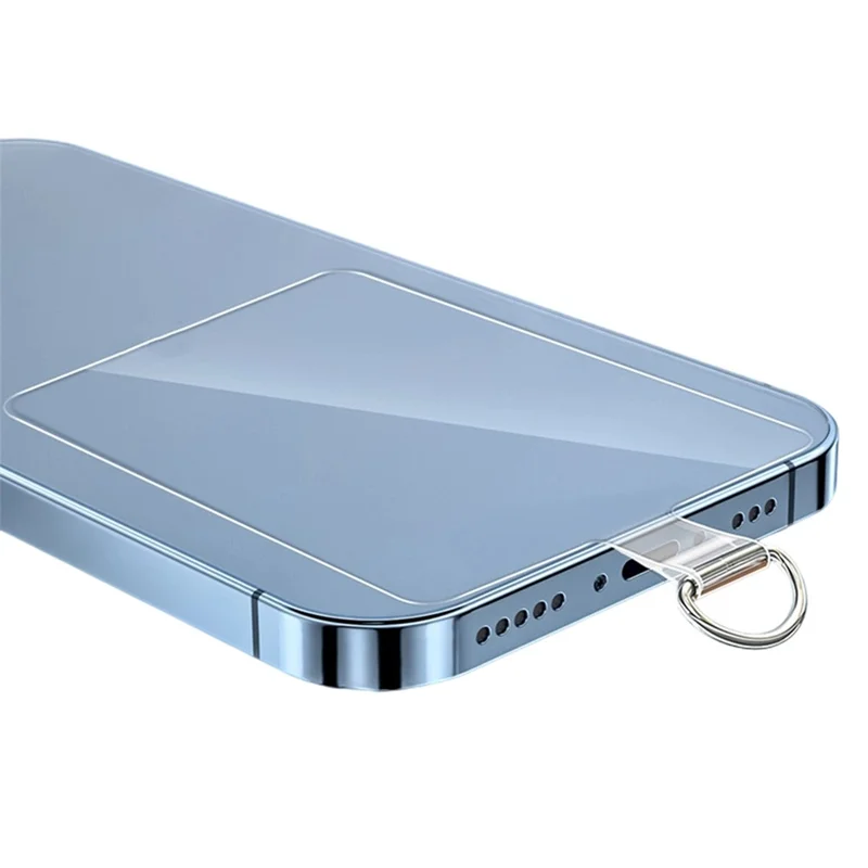 Przezroczysta zakładka zaciskowa TPU 55 x 90 mm do etui na telefon, nadajnik paska komórkowego o ultra cienkiej konstrukcji z klamrą D-ring