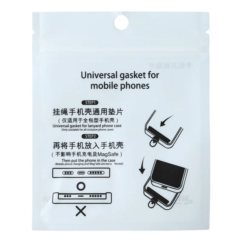 Lanière universelle pour téléphone avec mousqueton métallique rotatif à 360° et patte de fixation - Vert