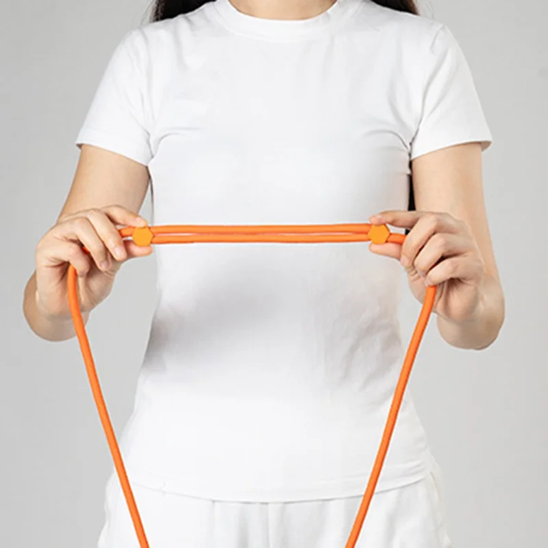 150cm Phone Lanyard Neck Strap Adjustable Crossbody Cord with Stainless Steel Tether Tab - Orange