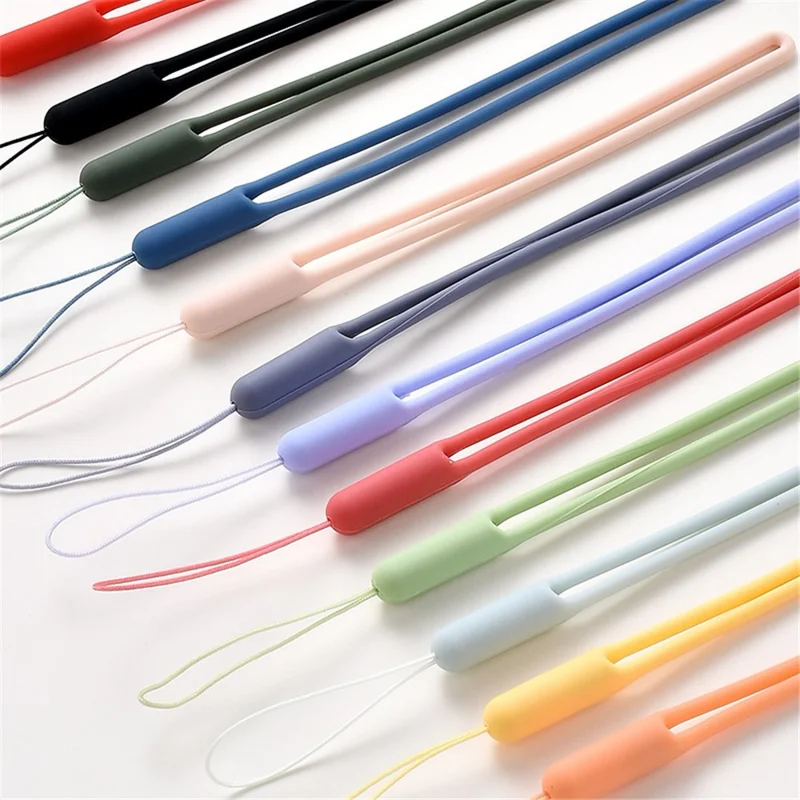 Hand Wrist Strap Lanyard for Phone, Camera, Keys, Keychain Silicone Sling Phone Lanyard Strap - Light Pink