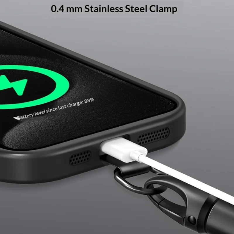 CT-69 32cm Adjustable Phone Lanyard Polyester Rope Self-Locking Anti-Loss Wrist Strap, Diameter: 7mm - Black