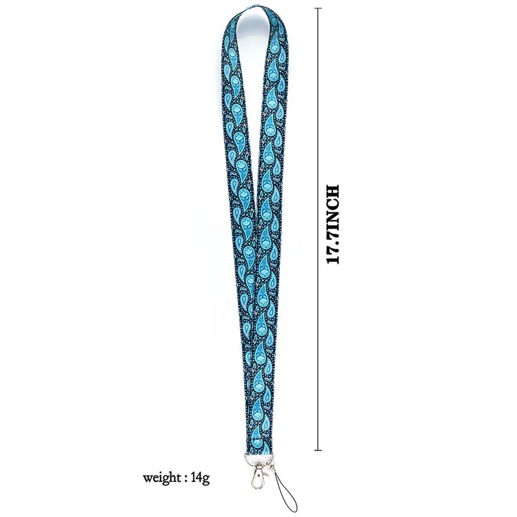 Phone Lanyard Universal Neck Strap Nylon Bohemian Style Key Chain Holder for Phone Case ID Badges - AL416-23