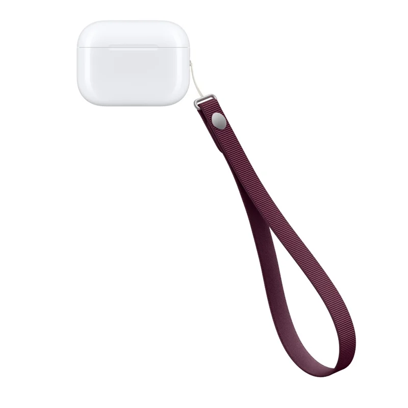 Adjustable Phone Wrist Strap Braided Universal Anti Drop Anti Loss Phone Lanyard - Wine Red