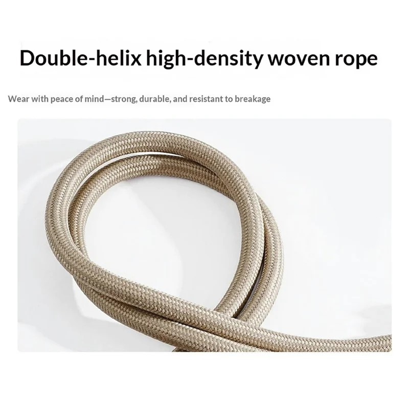 130cm Crossbody Phone Lanyard Wide Flat Gold Hardware Adjustable Neck Strap with Tether Tab - Light Camel
