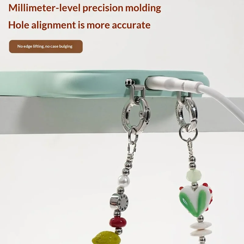 Металлическая петля для телефона 0,2 мм, сверхтонкая, из нержавеющей стали, с двойным креплением, не царапает, аксессуар для телефона - серебристый