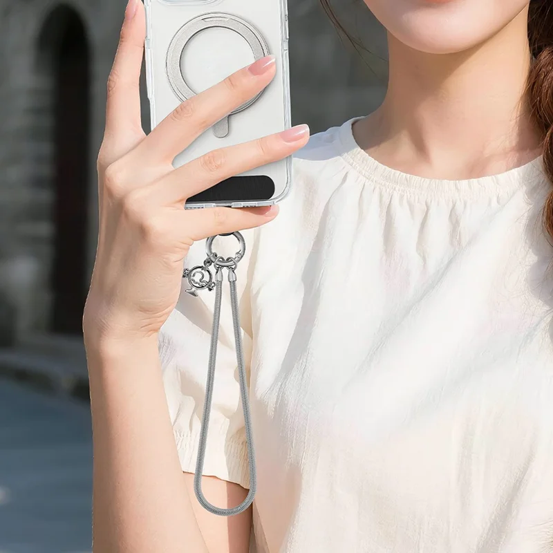 30cm Slangenketting Metalen Telefoonkoord met T-vestigingstap - Ster