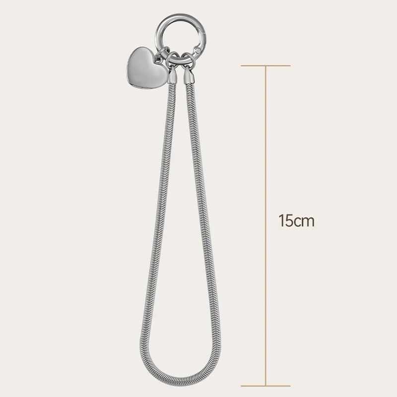 30cm Slangenketting Metalen Telefoonkoord met T-vestigingstap - Ster