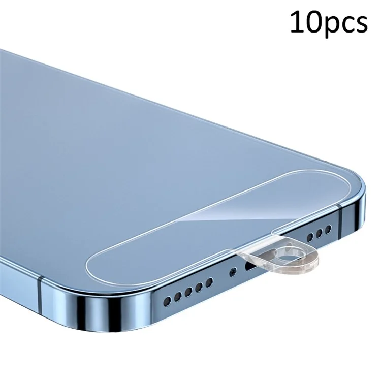 10Pcs / Pack Cell Phone Lanyard Anti-Lost TPU Patch with Hole Universal Phone Tether Tabs Sticker for Wrist Neck Strap - Transparent
