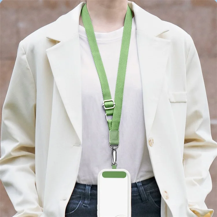 Anti-Lost Phone Lanyard mit Metallschnalle, PC Tether Tab Verstellbarer Handykordel Polyester Gurt - Saphir