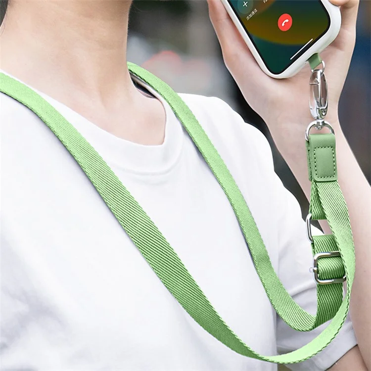 Anti-Lost Phone Lanyard mit Metallschnalle, PC Tether Tab Verstellbarer Handykordel Polyester Gurt - Saphir