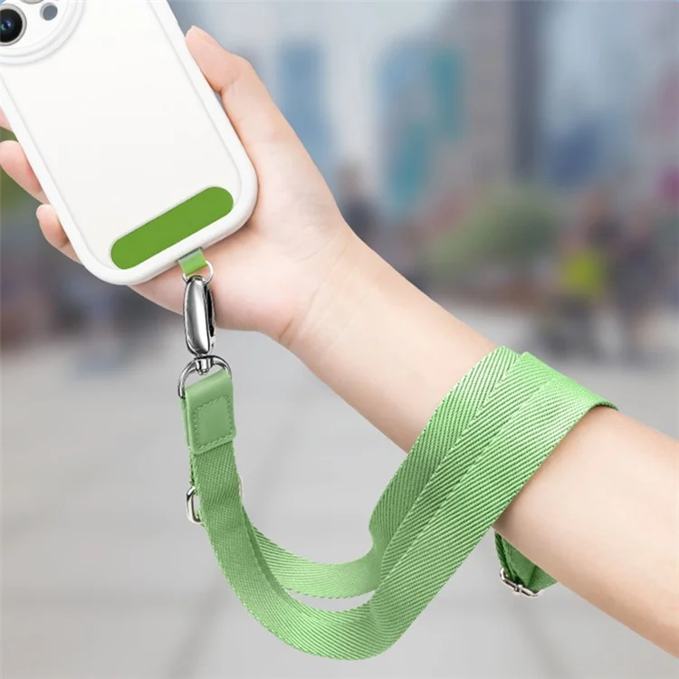 Anti-Lost Phone Lanyard mit Metallschnalle, PC Tether Tab Verstellbarer Handykordel Polyester Gurt - Saphir