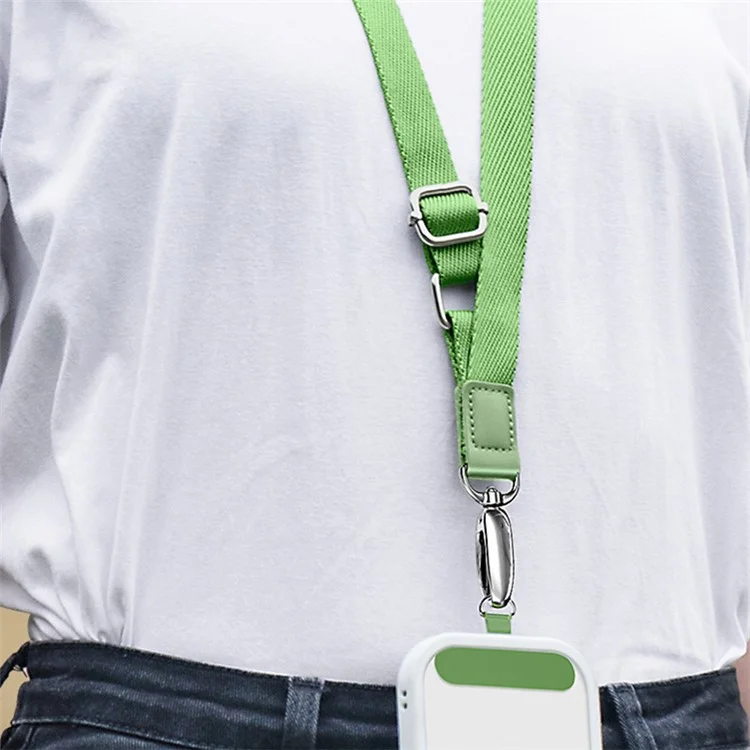 Anti-Lost Phone Lanyard mit Metallschnalle, PC Tether Tab Verstellbarer Handykordel Polyester Gurt - Saphir
