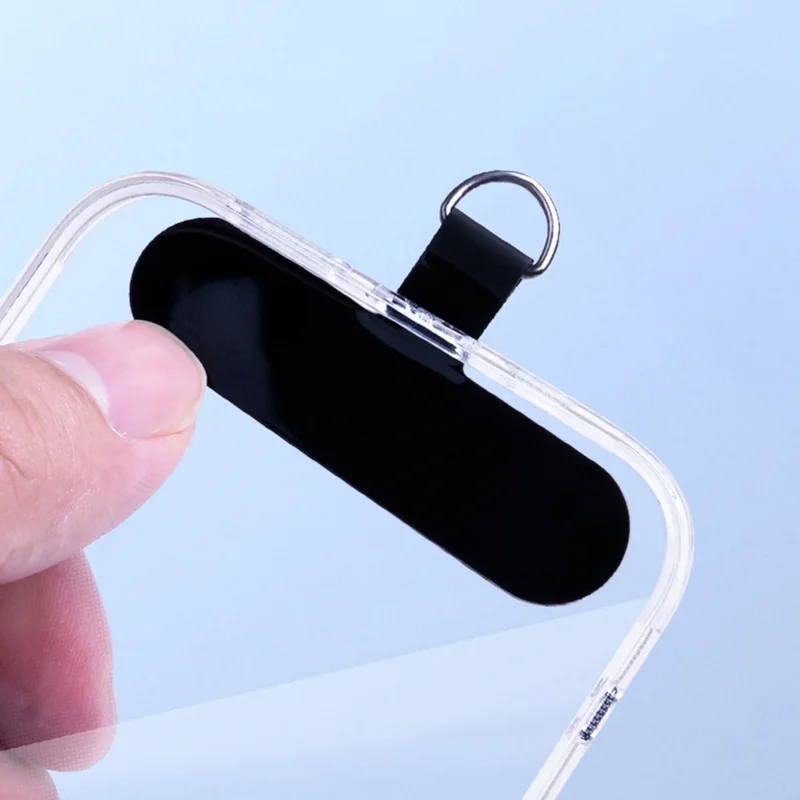 Mobile Phone Wrist Strap with Hole Strap, PC Tether Tab 3Pcs / Set Anti-Lost Cell Phone Nylon Braided Strap - Dark Grey