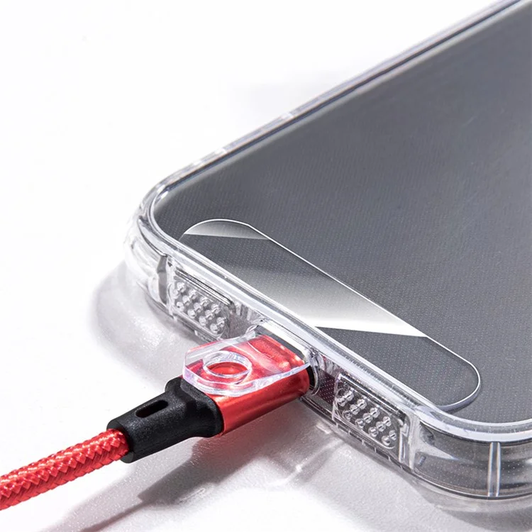 20 unidades / Paquete Funda de Teléfono con Cuerda Anti-Pérdida Parche Universal con Orificio para Correa de Muñeca o Cuello - TPU Transparente