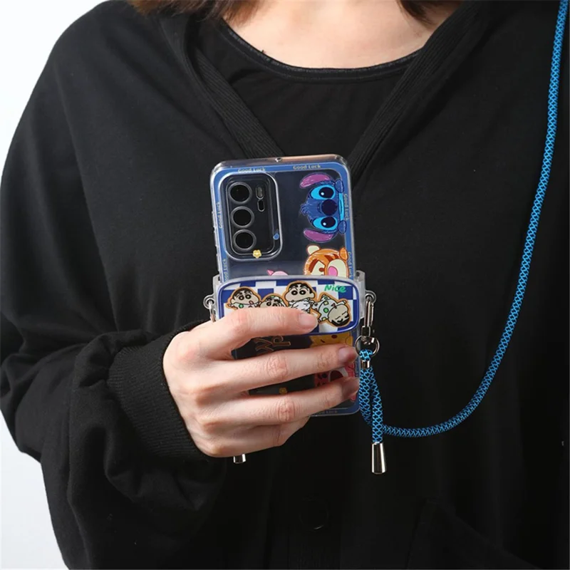 Adjustable Dual Buckles Lanyard Polyester Phone Neck Strap ID Badge Holder Keys Fan Hanging Rope - Rose