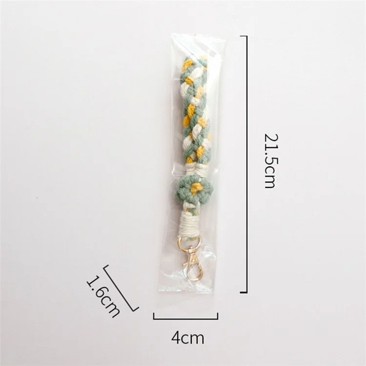 K68568 Daisy Phone Wrist Strap Phone Case Lanyard Pendant Decoration Keychain - Verde