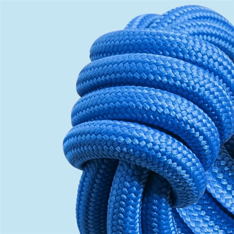 Alça de Pescoço de Nylon de 6 mm com Alça Cruzada para Celular - Azul Rose Houndstooth
